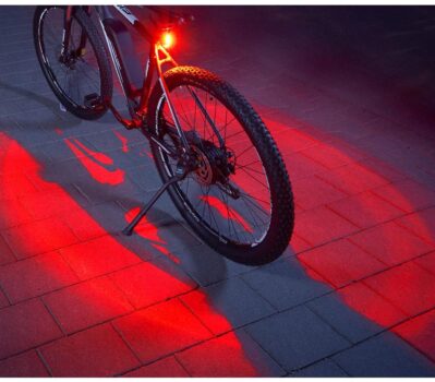 FISCHER Twin Fahrrad-Rücklicht mit 360° Bodenleuchte für 11,06 Euro