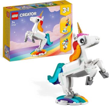 LEGO Creator – 3-in-1 – Magisches Einhorn (31140) für 6,59 Euro
