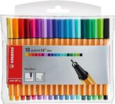 18er Pack Fineliner – STABILO point 88 Mini  für 10,13€