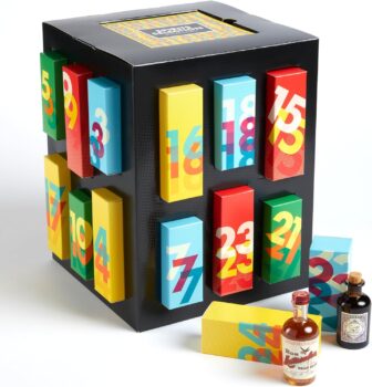 Premium-Spirituosen Adventskalender 2023 mit 24 Miniaturflaschen für 66,99€