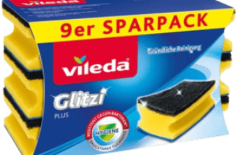 Vileda Glitzi Plus Topfreiniger (9er Pack) für 2,50 Euro