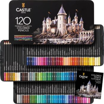 Castle Art Supplies 120 Buntstifte-Set für 41,24€