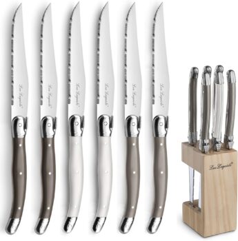 Lou Laguiole Steakmesser-Set (6-teilig) für 11,99€