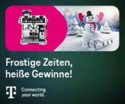 Telekom Winter-Gewinnspiel ❄️⛄️ De’Longhi Siebträgermaschine & weitere attraktive Preise