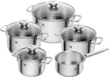 ZWILLING Focus Kochtopf-Set (5-teilig, 4 Deckel, Induktionsgeeignet) für 144,57€