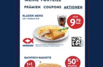Nordsee Gutschein – bis zu 50% Rabatt
