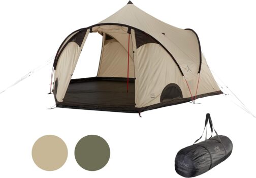 Grand Canyon Black KNOB 10 Gruppenzelt im Tipi-Stil für 247€