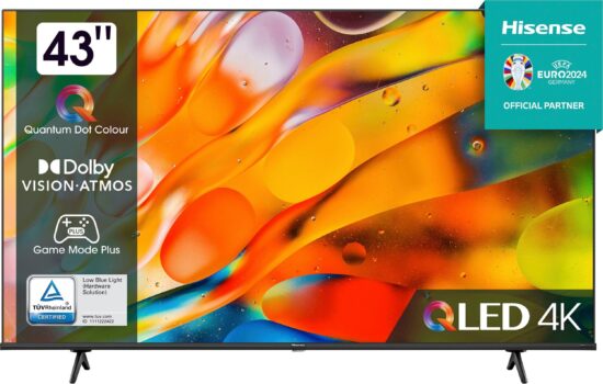 Hisense 43E77KQ QLED-Fernseher für 299€