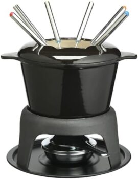 MasterClass Gusseisen-Fondue-Set (21 x 18 cm) für 41,99 Euro