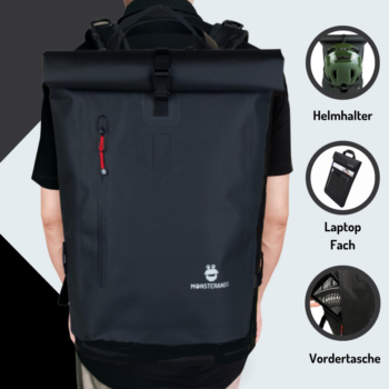 Monsterando Backpack aus recycelten Plastikflaschen (20 Liter) für 39,99€