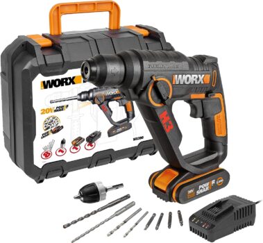 WORX WX390 SDS-plus – 20V Bohrhammer für 89,99€