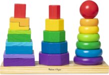 Melissa & Doug – geometrisches Stapelspiel für 8,54€