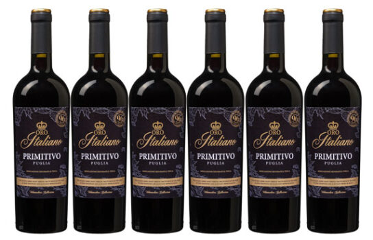 6 Flaschen Oro Italiano Primitivo Puglia (2021) für  31,14€