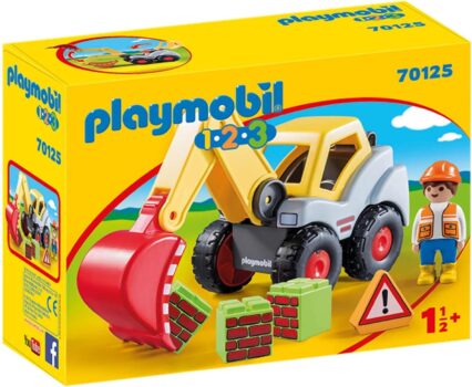 PLAYMOBIL 1.2.3. 70125 Schaufelbagger für 13,49€