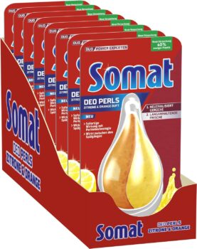 Somat Deo Perls Geschirrspüler Deo Zitrone & Orange (8x17g) für 11,45€