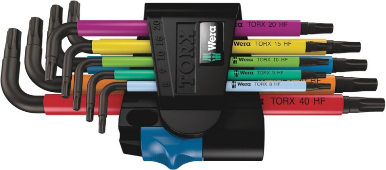 Wera 05024179001 967/9 TX Multicolour HF 1 Winkelschlüsselsatz für 23,32€