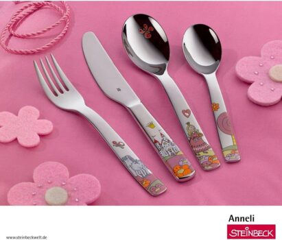 WMF Prinzessin Anneli Kinderbesteck-Set (4-teilig) für 24,99€