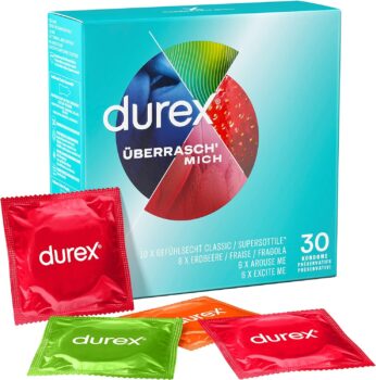 Durex Überrasch Mich Kondome-Mix (30 Stück) für 11,36€