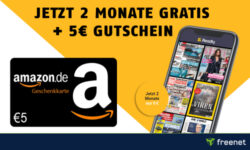 2 Monate Readly Zeitschriften-Flatrate mit 5€ Amazon-Gutschein kostenlos testen