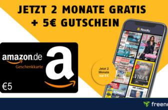 2 Monate Readly Zeitschriften-Flatrate mit 5⏠Amazon-Gutschein kostenlos testen