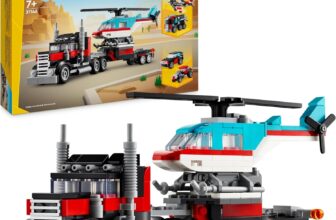 LEGO Creator 3-in-1 Set – Tieflader mit Hubschrauber (31146) für 13,79 Euro