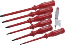 7-tlg. Mannesmann Elektro-Schraubendrehersatz (M 1187-PROFI) für 5,99€