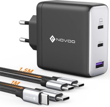 NOVOO USB-C Ladegerät GaN Ⅲ (120W) für 29,99€