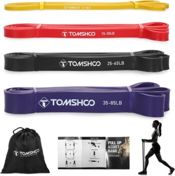 TOMSHOO Widerstandsbänder mit Aufbewahrungstasche (4 Stück) für 19,99€