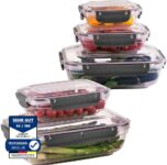 5er Set uandu Lock & Fresh Frischhaltedosen für 14,89€