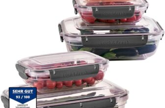 5er Set uandu Lock & Fresh Frischhaltedosen für 14,99€