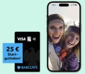 *KNALLER* Kostenlose Barclaycard Visa Kreditkarte mit 25€ Startguthaben
