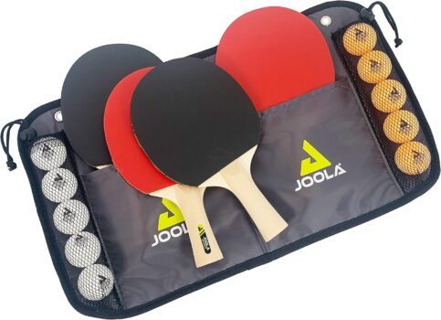 JOOLA Tischtennis-Set Family mit 4 Tischtennisschlägern für 16,51 Euro