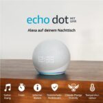 Echo Dot mit Uhr (5. Gen., 2022) für 34,99€
