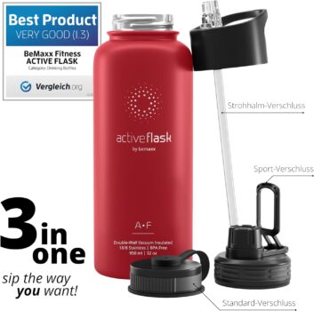 ACTIVE FLASK Trinkflasche (950ml) für 14,99€