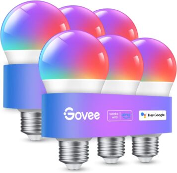 6er Set Govee Smarte Glühbirnen E27 für 32,99€