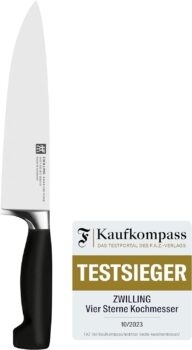 ZWILLING Vier Sterne Kochmesser (20cm) fĂŒr 33,31 Euro