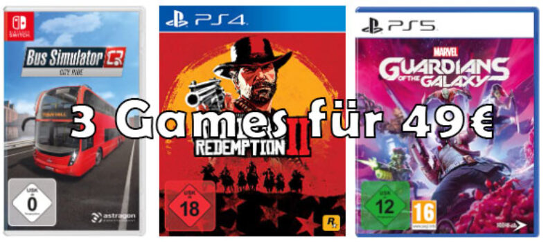 Amazon – 3 Games für nur 49€