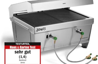 BURNHARD Klappgrill Jones 2-Brenner mit Deckel für 186,74 Euro