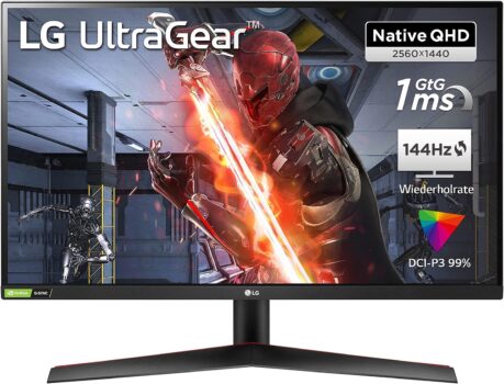 LG Ultragear 27GN800P-B 27″ Gaming Monitor (144 Hz) für 161,50€