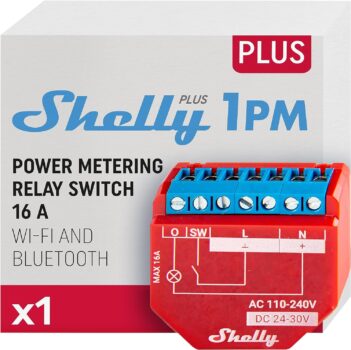 Shelly Plus 1PM Lichtsteuerung für 13,52 Euro