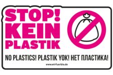 *GRATIS* Stop kein Plastik! – Aufkleber für die Biotonne