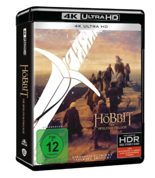 Der Hobbit: Die Spielfilm Trilogie – Extended Edition (4K Ultra HD Blu-ray) für 32,97 Euro