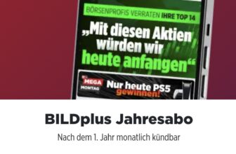 BILDPlus Jahresabo mit 1. & 2. Bundesliga Highlights für 19,99€ (statt 79,99€)