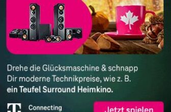 Telekom Herbst-Gewinnspiel 🍂  Teufel Heimkino Set & weitere attraktive Preise