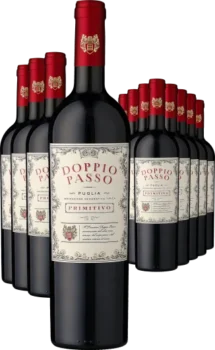 12 Flaschen Doppio Passo Primitivo 2023 Rotwein fĂŒr 44,69 Euro