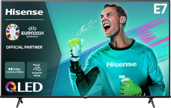 Hisense 55E7NQ 139 cm (55 Zoll) Fernseher für 349 Euro