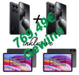 *KNALLER* 2x o2 50GB Allnet mit 2x Xiaomi 14T + 2x Redmi Pad Pro für 34,98€ mtl. – rechnerisch 769,49€ Gewinn