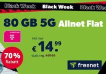 *SCHNELL* *KRACHER* 🧨  80GB 5G & LTE Telekom Allnet für 14,99€ / Monat