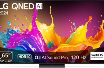 LG 65QNED86T6A 65″ (165 cm) QNED Fernseher für 878 Euro