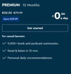 *KRACHER* Blinkist Premium Jahresabo für 20€ (statt 79,99€)